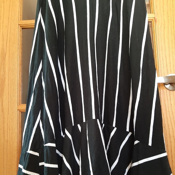 Chaps black and white striped maxi dress - Picture 5 of 15